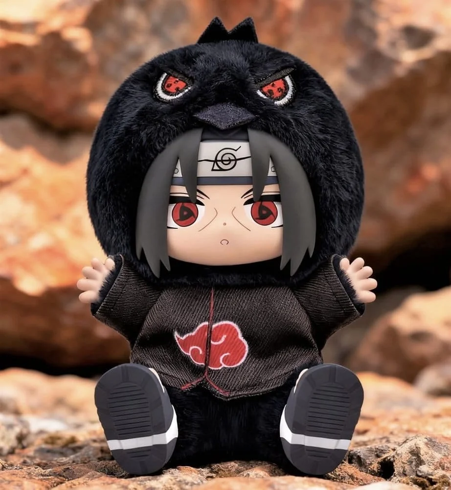 Naruto Vinyl Face Mini Plush Cute Beasts Blind Box 15 cm - 1 Unidade Aleatória